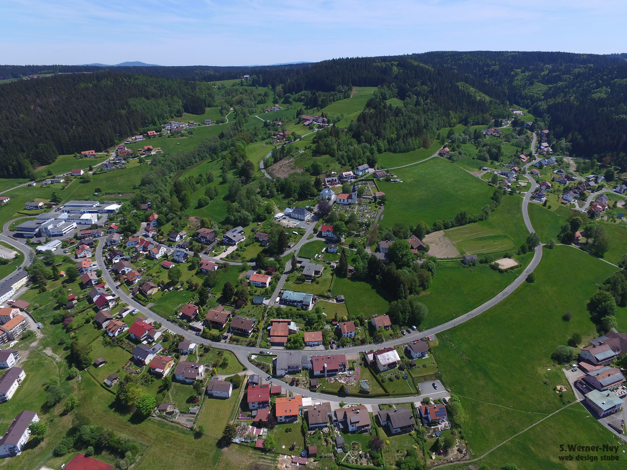 Ortsentwicklung Warmensteinach im Fichtelgebirge